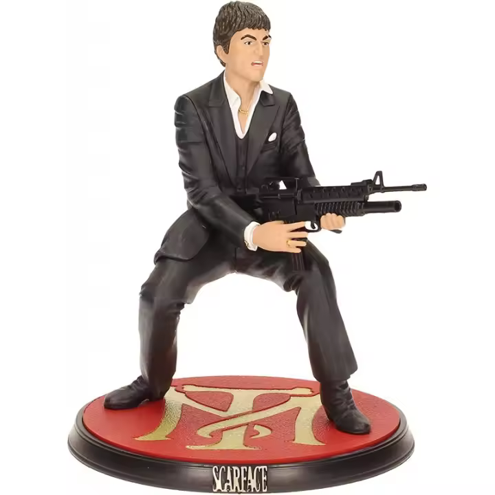 Figura Tony Montana Scarface Disparando 18 cms - 1
