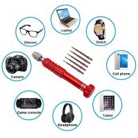 Juego De Destornilladores Multifuncional 5 En 1 Para Desmontaje De Computadoras Gafas Y Relojes Con Mango Magnético - details 2