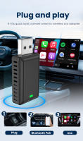 Adaptador Wireless Carplay 2en1 Android Auto Dongle Inteligente Plug And Play Actualización FOTA 5G WIFI Para Audi Benz Volvo Kia Toyota - details 3