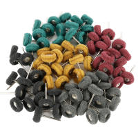 Cepillo Abrautivo Mini De Náilon Herramienta De Pulido Y Enchastre Para Taladro Accesorios De Herramientas Abrasivas Pack De 40/80/100 Piezas - details 0