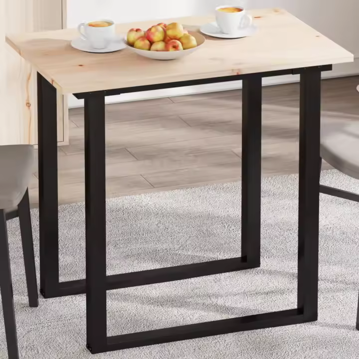 vidaXL Tablero de mesa rectangular madera maciza pino 80x50x1,7 cm - 1
