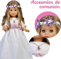 Nancy Colección Comunión corona de flores rubia Famosa NAL0100 - details 4