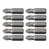 Juego De 10 Piezas De Brocas Eléctricas Hex Shank PH PZ De Acero De Aleación Para Destornilladores 25mm Tamaños PH1 PZ1 PH2 PZ2 PH3 PZ3 - details 14