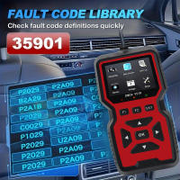 Herramienta De Diagnóstico OBD2 Para Coche Lector De Códigos De Falla Del Motor Prueba De Tensión De Batería V519 - details 0