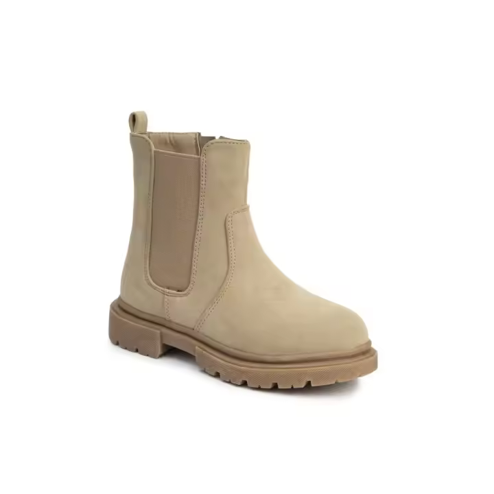 Botas militares niña CRESCENDO 2222 BOTIN ELÁSTICOS LATERAL, BEIG 26532 22I - 1