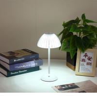 Lámpara De Mesa LED Táctil Recargable Luz De Lectura Retro Sin Cable Nórdica Para Estudio Dormitorio Escritorio Barra Hogar - details 10
