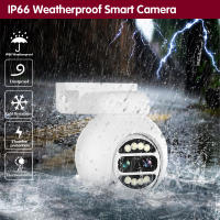 Cámara IP POE 4K 8MP Doble Lente Para Sistemas NVR Exterior Impermeable Zoom 8X Seguridad Vigilancia CCTV PTZ Inteligente - details 7
