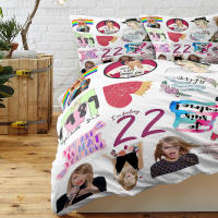 Set De Fundas Para Edredón Y Almohadas Reversibles De 3 Piezas Con Estampado De Mujer Cantante Rubio Y Guitarra Funda Para Edredón Y Dos Fundas De Almohada Material Poliéster Suave Moderno - details 13