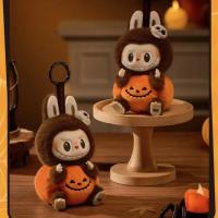Figura de vinilo Labubu - Halloween 'Fiesta de Calabazas' Llavero/colgante para mochila o keyset (Altura 15 cm) - details 1