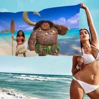 Toalla De Baño De Microfibra Moana Cartoon Para Playa Y Gimnasio Secado Rápido Accesorios De Gimnasio Decoración De Habitación Tamaño 30x60 Cm - details 9