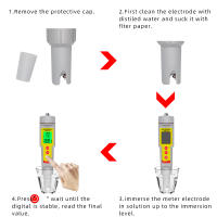 Medidor Portátil De Calidad Del Agua ORP/TEMP ORP-619 Impermeable Para Acuarios Analizador De Reducción Oxidación Digital Con Pantalla Retroiluminada - details 2