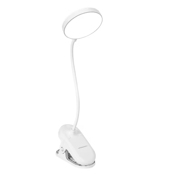 Lampara Escritorio Led,Doble Cabeza 48 LED 900LM Flexo Led Escritorio,2000mAh Lamparas sin Cables,Flexo Led Escritorio Ajuste de 360 ° Luz Monitor Lampara de Mesa - 1