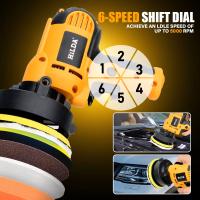 Máquina De Pulir Coche HILDA Con Velocidad Ajustable Herramientas De Cera Y Pulido Para Automóviles Accesorios De Poder Para DIY En El Hogar - details 4