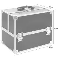 AREBOS Estuche de Cosméticos de Aluminio Resistente | Compacto y Ordenado | Máxima Seguridad - details 7