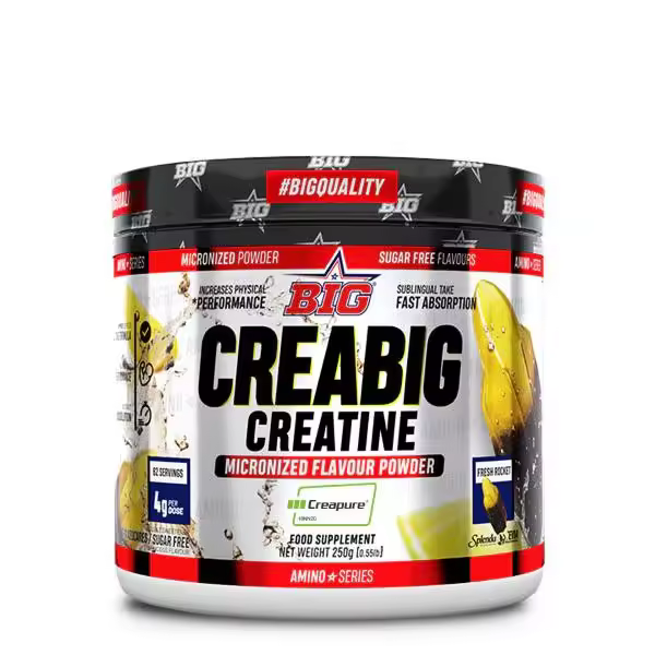 BIG - Creatina Monohidrato de alta biodisponibilidad  CREAPURE - suplemento deportivo elaborado a partir de creatina monohidrato calidad Creapure - 1