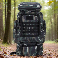 Mochila De Camuflaje 80L Respirable Y Cómoda Impermeable Y Resistente Al Desgaste Para Escalada Deportes Al Aire Libre Esquí Senderismo - details 4