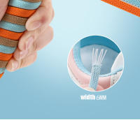 Alpargatas Elásticas Para Niños Y Adultos 1 Par Sin Amarrar Laces Anodados Para Zapatillas Cierre De Cierre De Cruzado Para Zapatos - details 6