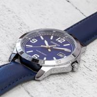Reloj analogico Casio MTP-V004L-2b correa piel azul - details 2