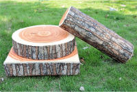 Cojín Decorativo En Forma De Tronco De Madera Suave Y Grueso Para Hogar Y Coche Asiento Redondo De Peluche Para Silla Cojín De Viaje Para Adultos - details 8