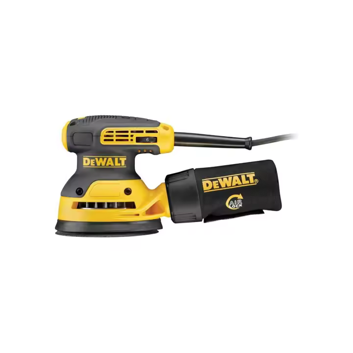 Lijadora Rotorbital 280W 125mm Dewalt - Potente y Compacta - 1