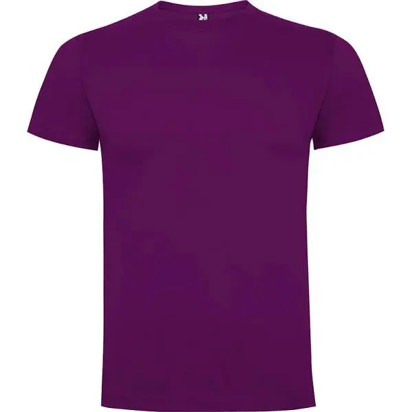 CAMISETA UNISEX DE ROLY COLOR LILA TEJIDO ALGODON - 1