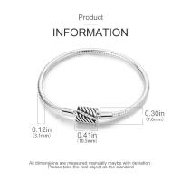 Pulsera De Acero Inoxidable Platinado 2024 Para Mujer Con Cadena De Serpiente Y Encantos Originales Joyería DIY Clásica Para Fiestas Y Compromisos - details 59