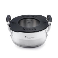 Cacerola Masterpro 16cm Acero Inoxidable Inducción con Tapa SMART - Versatilidad y Distribución del Calor - details 0