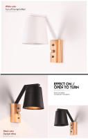 Lámpara De Pared LED Nórdica E27 Para Decoración De Lectura Estudio Dormitorio Pasillo Escaleras Iluminación Interior Moderna - details 5