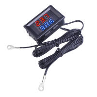Termómetro Digital Doble Pantalla NTC Protección Metálica Impermeable Precisión Alta Para Tablero DC 4-28V Medidor De Temperatura - details 6