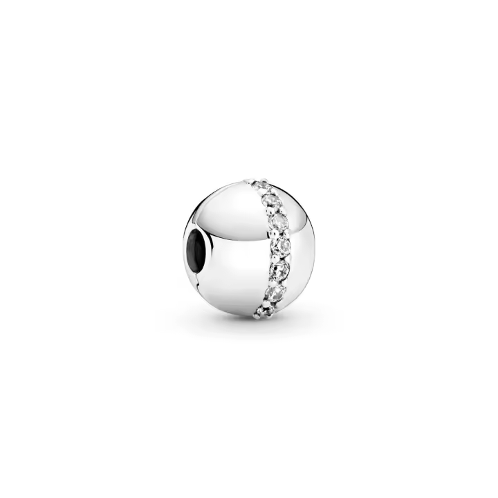 Pandora Clip en Plata de Ley Línea Brillante 799403C01 - 1