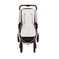 BIMBIDREAMS colchoneta universal transpirable modelo NIZA color blanco lila - details 1