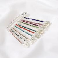 Pins De Seguridad Dorados Con Rhinestones Broches Para Mujer Accesorio Para Ropa Chaqueta Chal Sombrero Clip De Moda - details 4