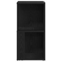 Gabinete Esquinero vidaXL Negro Roble 33x33x67 cm Madera Elaborada - details 4