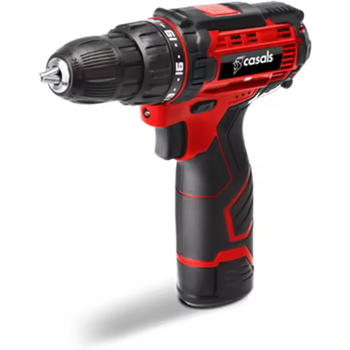 Casals - Taladro atornillador destornillador sin Cable, Función Reverse,  19 Posiciones, Batería Carga Rápida, Ergonómico Versátil Profesional - 1