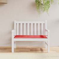 vidaXL Cojín para banco de jardín tela Oxford 120x50x3 cm en color Rojo/Verde/Taupé y más | acolchados duraderos para sofás de jardín terraza exterior - details 0