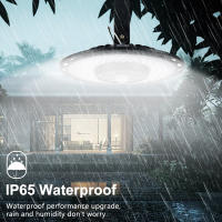 Luz Solar Exterior 5 Modos 180LED IP65 Impermeable Con Sensor De Movimiento Luz De Inundación Solar Para Granero Gazebos Jardín Garage Incluye Control Remoto - details 2