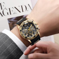 Reloj De Pulsera De Hombre De Lujo 2024 Reloj Deportivo Casual De Acero Inoxidable Reloj De Cuarzo Para Negocios Con Correa De Silicona Resistente Al Shock - details 4