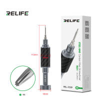 RELIFE RL-729 Set De Destornilladores De Fibra De Carbono Y Acero Para Desmontaje De Cables Y Plugs De Teléfonos Móviles Incluye Destornillador Cannon King Y0.6/0.8/+1.5/+2.5/T1 Con Mango Multifuncional Y Resistente Al Desgaste - details 9