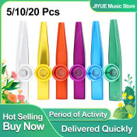 10/20 Pcs Kazoo De Metal Colorido Instrumentos Musicales Orff Flautas Diáfragma De Bocina Ligeros Para Guitarra Y Mate - details 0