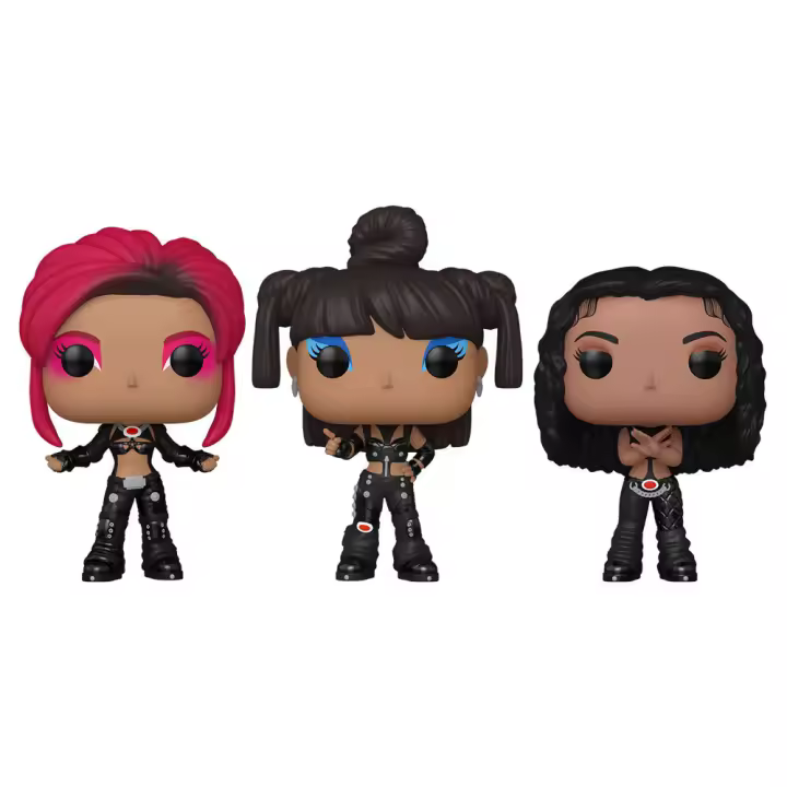 Blister 3 figuras POP Rocks TLCFigura  Coleccionable - Idea de Regalo- Mercancia Oficial - Juguetes para Niños y Adultos - Movies Fans - Muñeco para Coleccionistas y Exposición - 1