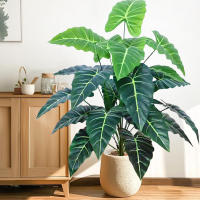 Artificial Pothos Monstera De 60-109cm Planta De Pollo Falso De Plástico Decoración Festiva Para El Hogar Y La Oficina - details 4