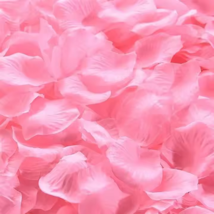 1000pcs Rosas Petalos Para Boda Decoración De Habitaciones Confesión Propuesta Crear Un Romántico Ambiente Para Valentine's Day Y Más - 1