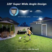 Lámpara Solar Exterior Potente 10000LM Con Sensor De Movimiento Y Carga Solar Impermeable Luz De Pared LED Para Jardín Farol Solar Moderno IP67 - details 7