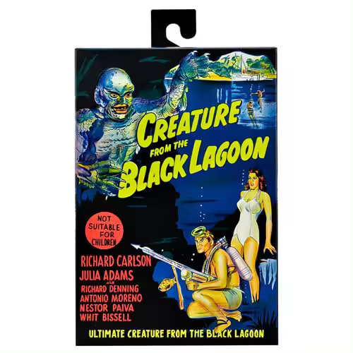 ULTIMATE CREATURE (B&W) FIG. 18 CM CREATURE FROM THE BLACK LAGOON - 1