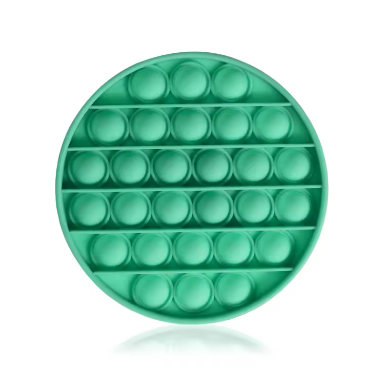 DAM. Pop Bubble juguete sensitivo desestresante, burbujas de silicona para apretar y pulsar. Diseño redondo. 13x2x13cm. - 1