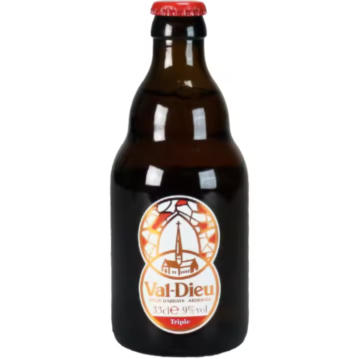 6 uds x Val Dieu Triple 33Cl cerveza Belga rubia estilo triple / tripel - 1