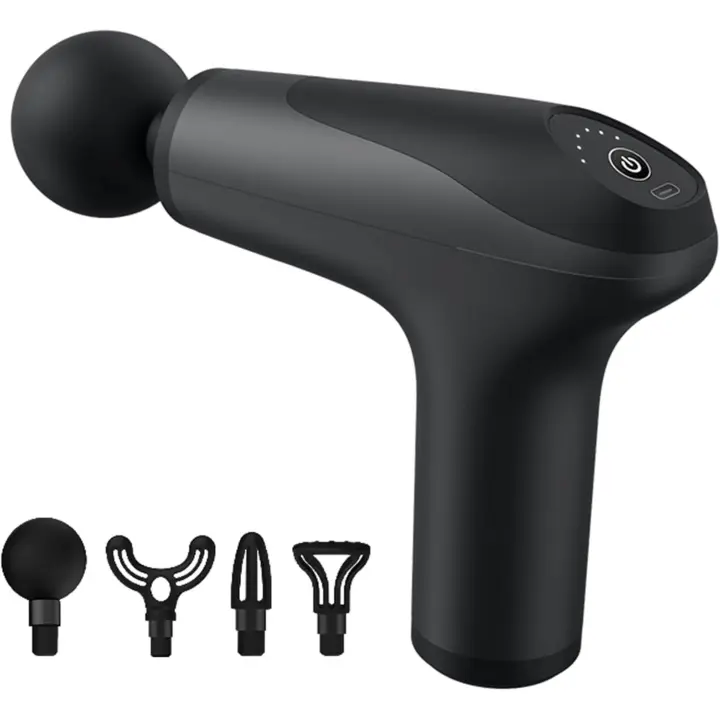PORCHEDDU Mini Pistola de masaje, masaje muscular Pequeño, masajeador portáthil, Pistola de masaje de percusión, compacta y Ligera, recarga Type-C, Gift de relajación para todo el cuerpo y la espalda, para helbres y mujeres - 1