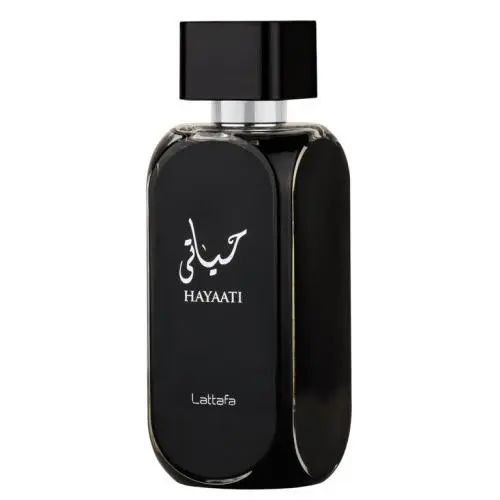 Perfume HAYAATI BLACK Lattafa 100ml +ATOMIZADOR 5ml Recargable GRATIS! Perfume UNISEX Perfume Árabe Original De Dubai Emiratos Árabes, oriental - 1