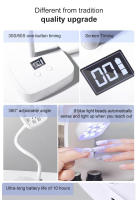 Lámpara De Mesa UV Recargable Con 9 LEDs Para Uñas 360° Flexible Secado Rápido Portátil Para Manicura Y Peluquería Sin Cable Herramientas De Secado De Polvos De Gel - details 3