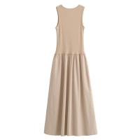 Vestido De Verano Para Mujer Elegante Y Moderno 2024 Vestido De Fiesta De Playa Moda Callejera Vestido Cómodo Silueta A-Line Sin Mangas Cuello Redondo Midi Polyester - details 11